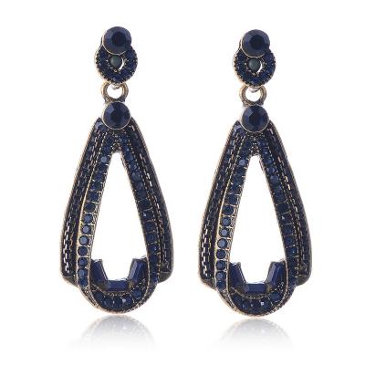 China Diamond Earrings Geometric Casual/Sports Factory Customization Geometric Diamond Earrings for sale