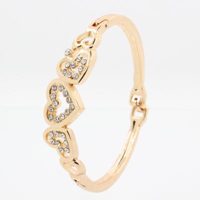 China European and American popular female casual/sports fashion accessories diamond diamond love peach heart bracelet bracelet for sale