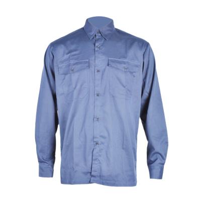 China Flame Retardant FR Cotton NFPA2112 Workwear American Twill Shirt Long Shleeve Work Shirt for sale