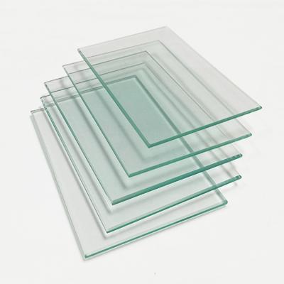 China Flat / Curved Transparent Tempered Glass Fine Polished Edge Ultra Clear Toughened Glass 4mm - 19mm Decoration Tempered Glass For Home Windows for sale