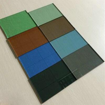 China Light Green Dark Green Dark Blue Black Tinted Tempered Glass Colored Toughened Glass Cut To Size 3mm 4mm 5mm 6mm 8mm 9mm 10mm 12mm 15mm 19mm Tempered Window Glass for sale