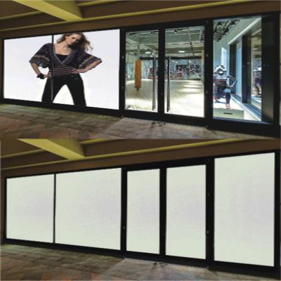 China Flat Safety Tempered Glass PDLC Smart Glass Sound Insulation Polymer Dispersed Liquid Crystal Glass  For Low Energy Shopping Mall for sale