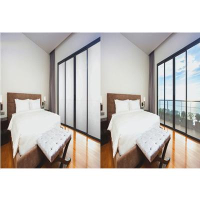 China Dynamic Privacy Bedroom Tempered PDLC Privacy Glass Remote Control PDLC Polymer Dispersed Liquid Crystal Glass For Construction for sale