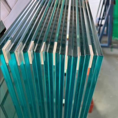 China 6+6mm 66.3 13.14mm 12mm Clear Laminated Glass Soundproof Safety Glass Cut To Size for sale