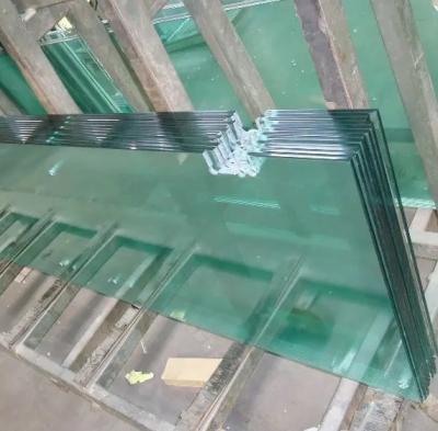 China Crystal Clear Colourless Tempered Glass Cut Out Custom Size / Shape for sale