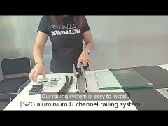 Aluminum U Channel Railing System Installation Tutorial