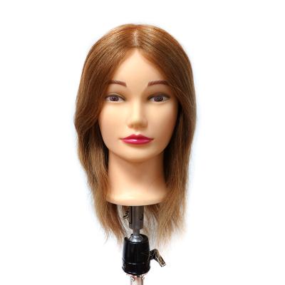 China Wholesale Price Regular Real Hair Makeup Practice Mannequin Wholesale Price Wave Head Female for sale