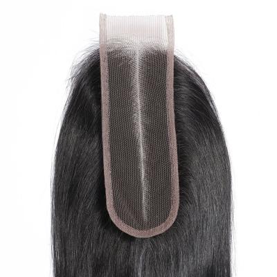 China Wholesale Original Natural Pure Kim Straight K 2*6, Hair Lace Closure With Baby Hair Extension for sale