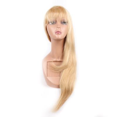 China Water Wave 613 Honey Blonde Color Remy Brazilian Human Hair Straight Wig 24 Inches For Black Women for sale