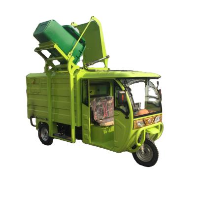 China Electric hotels garbage truck tircylce garbage collection vehicle for sale