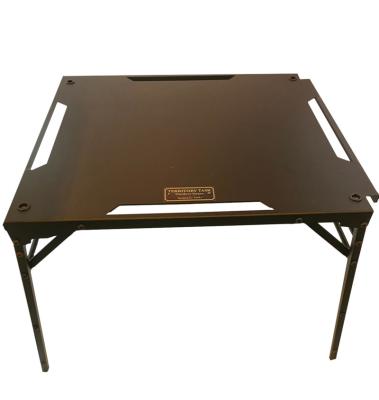 China Best Selling Easy Folding Sundries Combination Steel Camping Table for sale