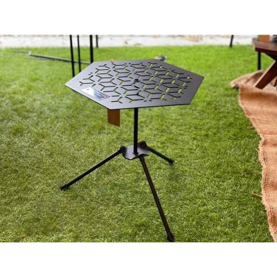 China Camping Raven Hexagon Table Camp Raven Folding Accessories Raising Table for sale