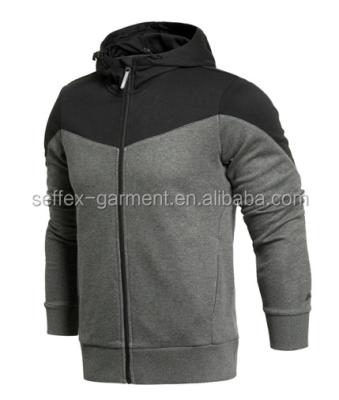 China Anti-pilling OEM small order qty fashion zip hoody for sale