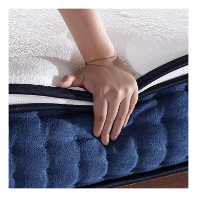 China Foldable hot sale well knitted fabric pocket roll up pack in box sleep and foam box spring for sale