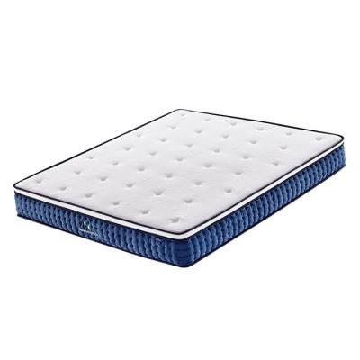 China Roll In A Box Hot Selling High Density High Density Box Spring Mid Firmness Hotel Gel Foam Pocket Coil Bed Spring for sale