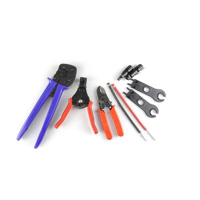 China Solar System Panel Crimping Tool Box Portable 0.25 To 6mm2 C4 K-C Terminal Crimping PV Tool Box For Installation Cable Crimping Tool Box for sale