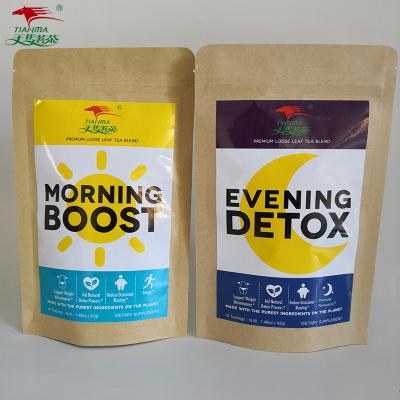 China Low Fat Morning Boost Tea And Even Detox Tea Teatox Herbal Detox Tea for sale