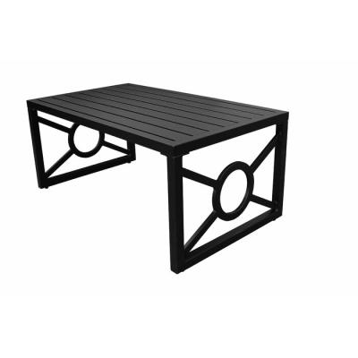 China Modern Aluminum Frame Outdoor Coffee Table Aluminum Coffee Table for sale