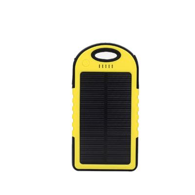 China Universal Portable Mini Anti Fall, Power Bank 4000mAh Trends New Waterproof Solar Panel Charging Solar Bank for sale