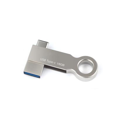 China Promotional Type C 3.0 OTG Pendrive 16GB Usb Drive Metal Gitra Metal Flash type c pendrive for sale