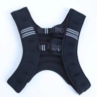 China Custom Logo Neoprene /iron Clip Fitness Weight Vest Adjustable Training Weight Vest Working 5kg/10kg Weight Vest for sale