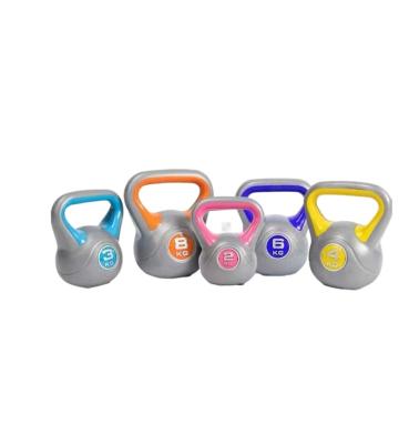 China The latest new arrival design kettlebell strength training fitness equipment universal 2 kilograms to 20 kilograms PVC kettlebell for sale