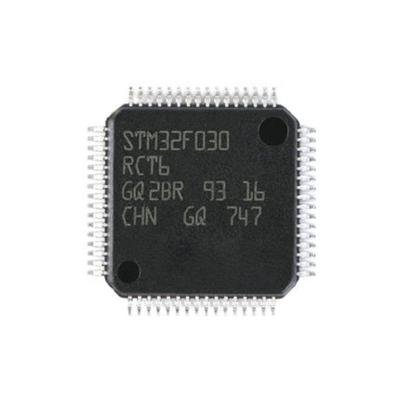 China New standard original STM32F030RCT6 STM32F030 LQFP64 controller IC support BOM order quote for sale