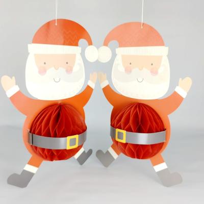 China Christmas Tree Ornaments Decorations Christmas Doll Ornaments Decor Stuffed Plush Gnome Santa Customized For Christmas Item Honey Comb Santa for sale