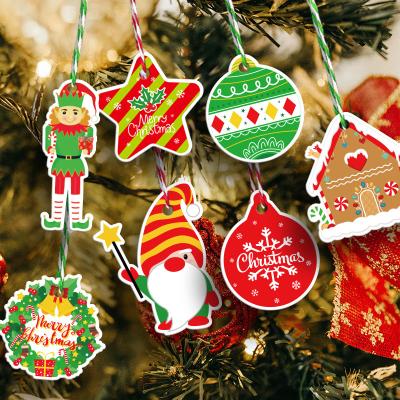 China Home Decoration / 2022 Customized Latest Design Custom Christmas Birthday Wedding Paper Gift Tags Card Free With Own Logo for sale