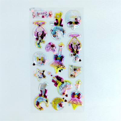 China Factory supply new decorative sticker price customized puffy sticker for kids for sale