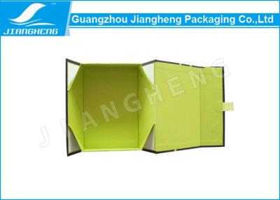 China Green Square Folding Box Packaging Environmental Friendly With Clear Window for sale