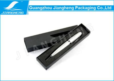 China Pen Packaging Clear Window Cardboard Gift Box Black High End Printed for sale