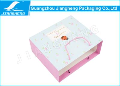 China Eco - Friendly Coloured Paper Packaging Bags , Unique Custom Paper Shopping Bags for sale