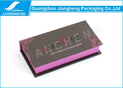 China Rectangular Luxury Paper Packaging Box Book Shaped For Eyelashes for sale