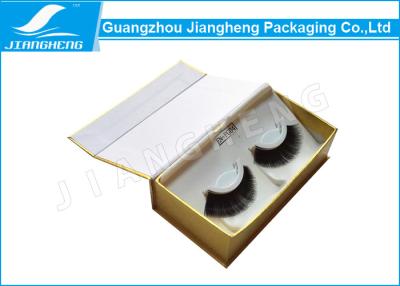 China White Cardboard Paper Eyelash Packaging Box , Book Shaped Gift Box for sale