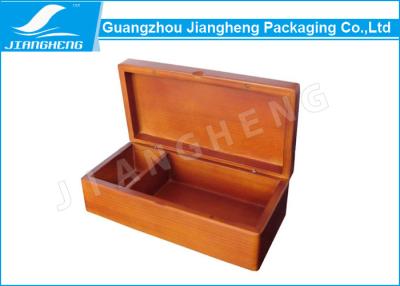 China Glossy Lamination Wooden Packaging Boxes , Wooden Wine Gift Boxes for sale