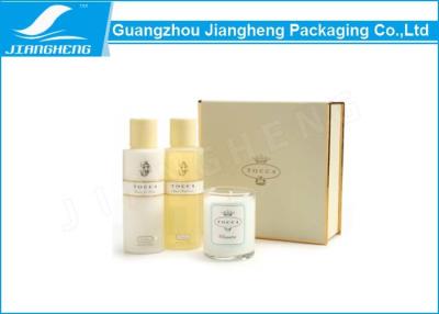 China Cardboard Luxury Printed Paper Cosmetics Gift Boxes With Plastic Tray SGS for sale