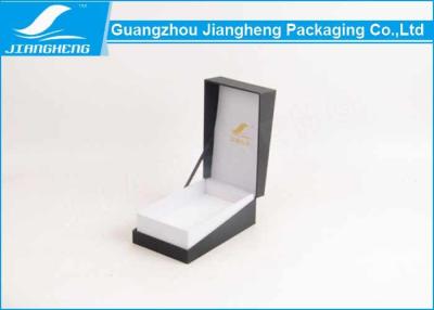 China Handmade Luxury Perfume Packaging Boxes with Soft Black Paper Decoration for sale