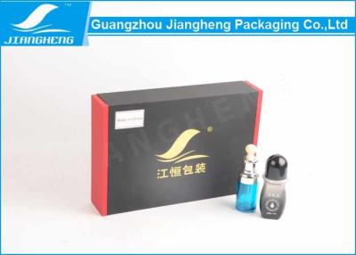 China Magnetic Closure Black Soft Paper Gift Boxes For Perfume Packaging Gift Set for sale