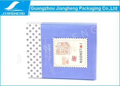 China CMYK Printing Cardboard Candy Gift Boxes Blue Paper Printing With Dot Design for sale