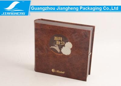 China Brown-Buch-Form-Pappgeschenkboxen für Gesichts-Creme/Toner/Hautpflegeprodukt zu verkaufen