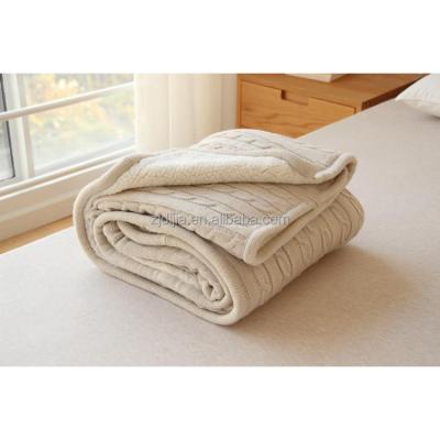 China Fire Retardant Wholesale Super Soft 100% Acrylic Wool Throw Blanket for sale