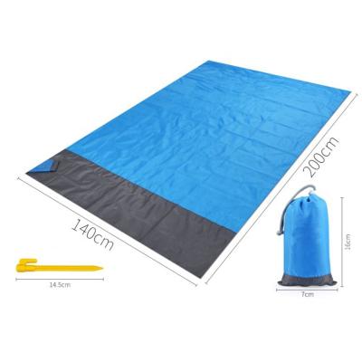 China Ultralight Customize Color Pocket Waterproof Picknick Mat Travel Camping Mobile Picnic Blanket for sale