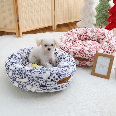 China Sustainable Fashion Felt Ventilation Model Pet Mattress House Pet Bed House for sale