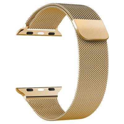 China KeepWin Luxury Luxury Metal Mesh Stainless Steel Watch Band Strap Milanese Strap for Apple iWatch 7 Series 6 5 4 3 2 1 for sale