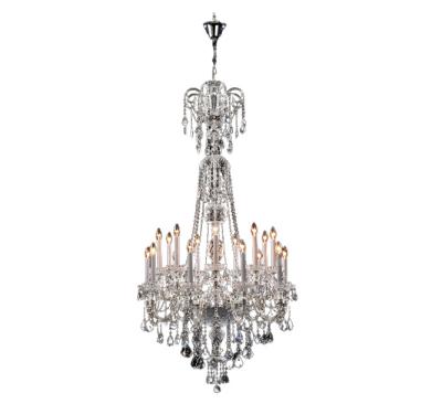 China Lnw Traditional Lighting Crystal Chandelier Villa Crystal Chandelier Lamp Crystal Lighting for sale