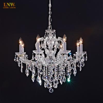 China New Maria Theresa Chandelier Hotel Modern Large Traditional Crystal Pendant Light Projector Luxury LED Decorative Lamp Crystal Chan for sale