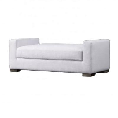 China Modern Style Upholstered Wood Frame Upholstered Living Room Furniture Bench HLM22 for sale