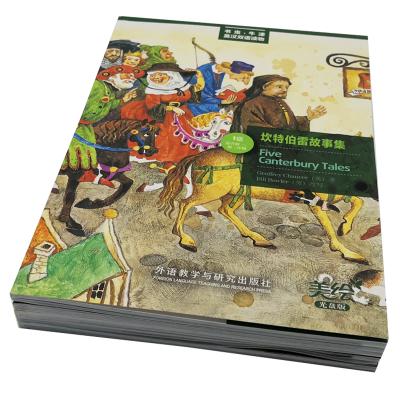 China paper & 2021 Wholesale New Custom Cardboard Children's English Story Cartoon Learning Books Printing Price for sale