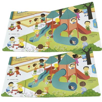 China paper & Cardboard Kids Book Custom Publishing Services Printing Custom Hardcover Board-book Kids Board Book Printing for sale